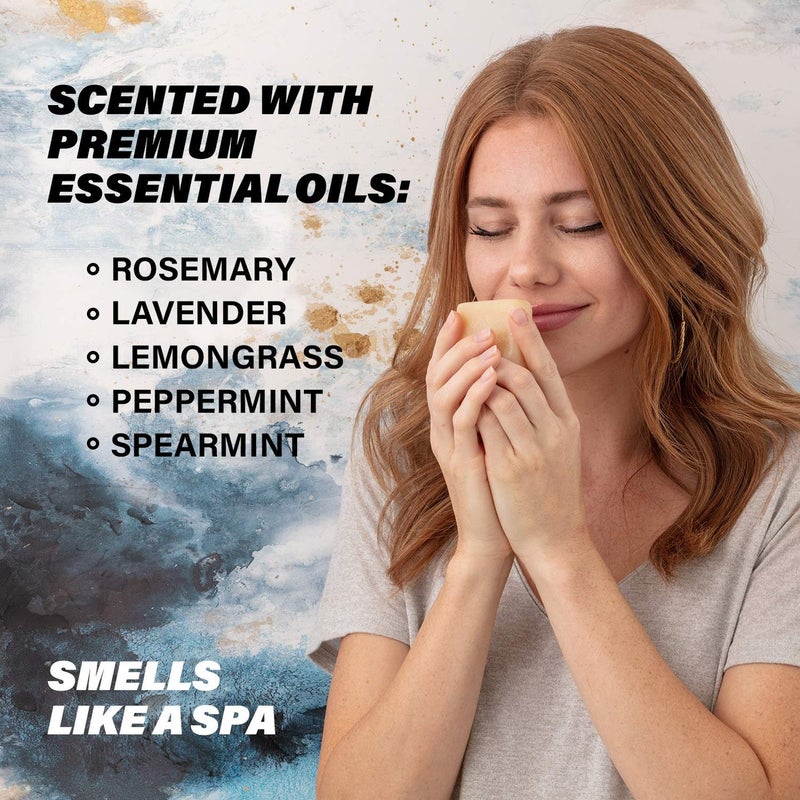 Southern Natural Goat Milk Soap Bar â€“ Spa Fusion Essential Oil Blend â€“ Gentle Handmade Soap for Dry, Sensitive Skin â€“ All-Natural Face & Body Soaps, 4 oz (1 Bar) - Image 4